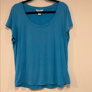Athleta Vibrant Blue Short Sleeve Tee